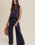 Listicle Soft Knit Tank and Sweat Pant Set