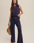 Listicle Soft Knit Tank and Sweat Pant Set