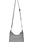 Full Crystal U Shape Crossbody Bag