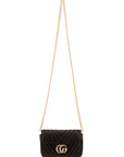 Chevron Quilted CG Buckle Crossbody Bag