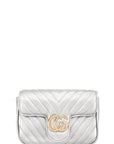 Chevron Quilted CG Buckle Crossbody Bag