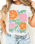 Boho Floral Spring Flowers Graphic T Shirts