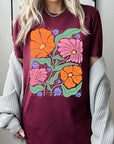 Boho Floral Spring Flowers Graphic T Shirts