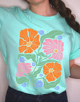 Boho Floral Spring Flowers Graphic T Shirts