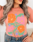 Boho Floral Spring Flowers Graphic T Shirts