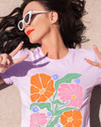 Boho Floral Spring Flowers Graphic T Shirts