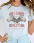 Free Spirit Eagle World Tour Graphic T Shirts