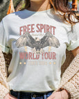 Free Spirit Eagle World Tour Graphic T Shirts