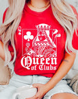 Playing Card Queen Golf Clubs Graphic T Shirts