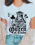 Playing Card Queen Golf Clubs Graphic T Shirts