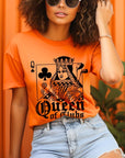 Playing Card Queen Golf Clubs Graphic T Shirts