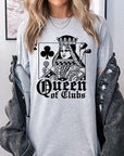 Playing Card Queen Golf Clubs Graphic T Shirts