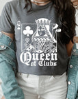 Playing Card Queen Golf Clubs Graphic T Shirts