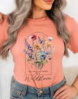 Roses Wildflower Floral Meadow Graphic T Shirts