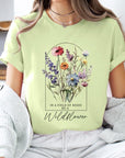 Roses Wildflower Floral Meadow Graphic T Shirts