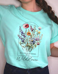 Roses Wildflower Floral Meadow Graphic T Shirts