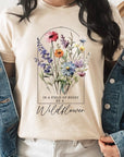 Roses Wildflower Floral Meadow Graphic T Shirts