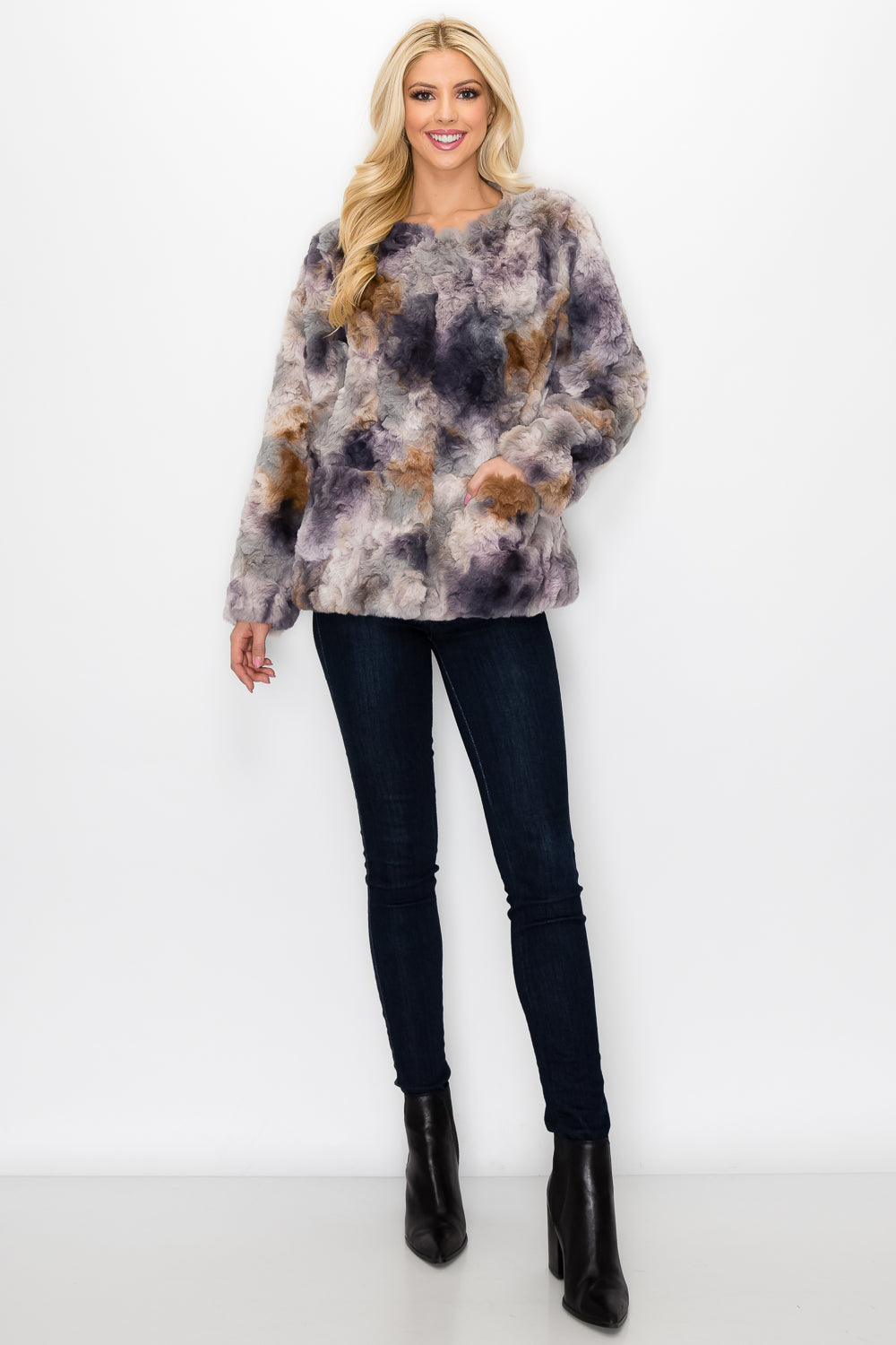 Juliana Faux Fur Jacket