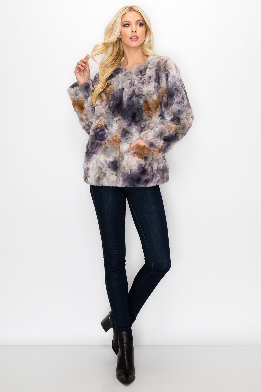 Juliana Faux Fur Jacket