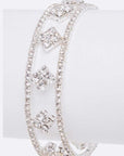 Rhinestone Iconic Open Cuff