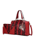 MKF Addison Snake Embossed Tote Bag and Wallet Mia