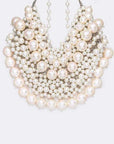 Zillion Pearls Statement Necklace Set