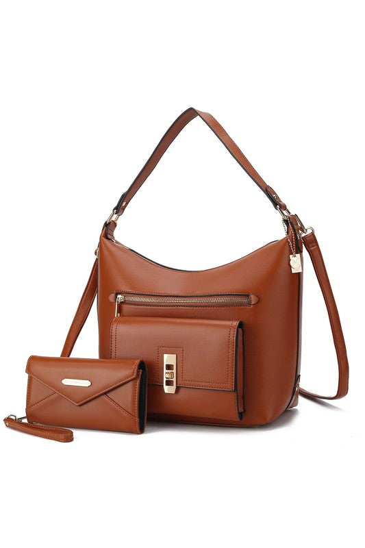 MKF Clara Shoulder Bag with Wristlet Wallet by Mia