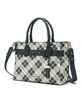 MKF Collection Vivian Plaid Satchel Bag by Mia K