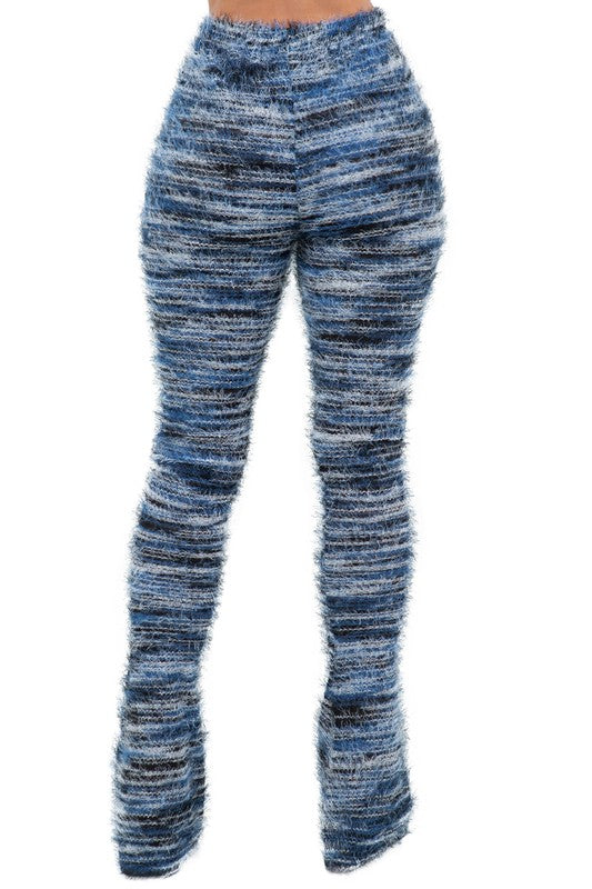 Women&#39;s Comfy Fluffy Knit Leggings by Claude