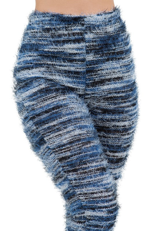 Women&#39;s Comfy Fluffy Knit Leggings by Claude