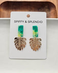 Mini Belize Earrings - Green