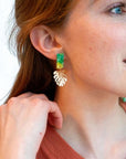 Mini Belize Earrings - Green