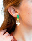 Mini Belize Earrings - Green