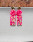 Nora Earrings - Tropical Pink