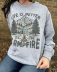 PLUS Life is Better By The Campfire Sweatshirt