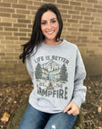 PLUS Life is Better By The Campfire Sweatshirt