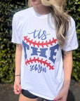 PLUS Tis the Season Baseball Tee