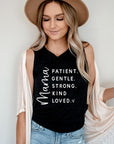 Mom Patient Gentle Strong  Muscle Tank Top