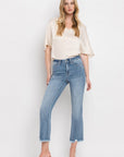 VERVET by Flying Monkey High Rise Crop Flare Jeans