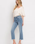 VERVET by Flying Monkey High Rise Crop Flare Jeans