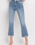 VERVET by Flying Monkey High Rise Crop Flare Jeans