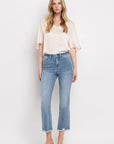 VERVET by Flying Monkey High Rise Crop Flare Jeans