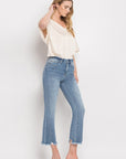 VERVET by Flying Monkey High Rise Crop Flare Jeans