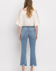 VERVET by Flying Monkey High Rise Crop Flare Jeans