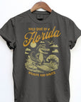 Florida's Wild Side, Retro Vintage Garment Dye Tee