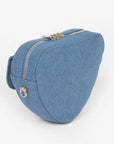 Denim Heart Shape Crossbody Swing Bag