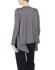 Fabina Bamboo Simple Tie Front Cardigan