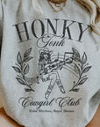 Honky Tonk Cowgirl Club Oversized Sweatshirt