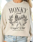 Honky Tonk Cowgirl Club Oversized Sweatshirt