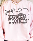 Gone Honky Tonkin Western Oversized Sweatshirt